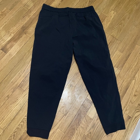 Athleta Black Trekkie Joggers Women's XL Tall Zipped Pockets Drawstring Waist - Picture 7 of 7